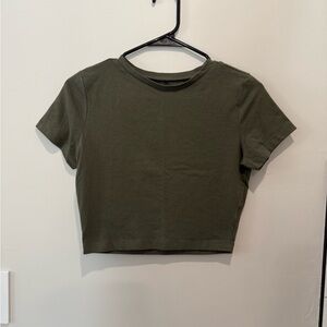 NWT BOGO Wild Fable Olive Green Women's Crop Top